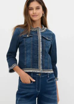 bonprix bonprix Chaqueta vaquera Vaquero oscuro Discount
