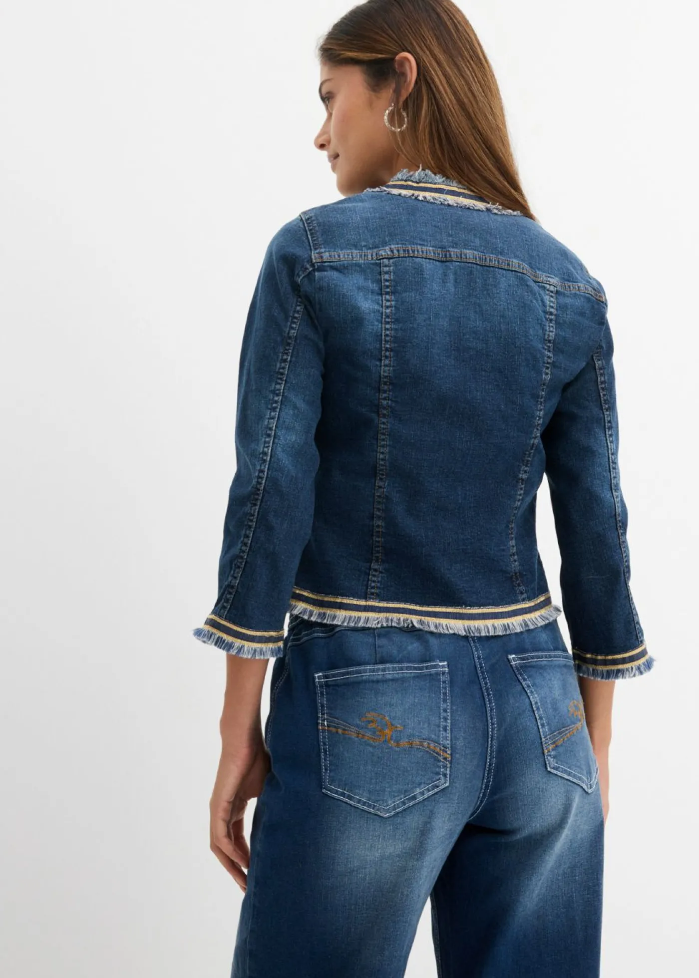 bonprix bonprix Chaqueta vaquera Vaquero oscuro Discount