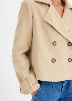 bonprix bonprix Chaquetón marinero Beige Sale