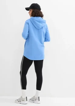 bonprix bonprix Chándal con sudadera larga y leggings (2 piezas) azul provenzal/negro New