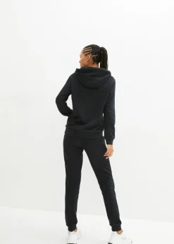 bonprix bonprix Chándal de algodón (2 piezas) Negro Clearance