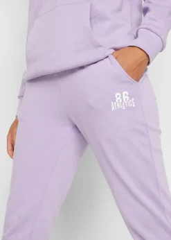 bonprix bonprix Chándal de algodón (2 piezas) púrpura New