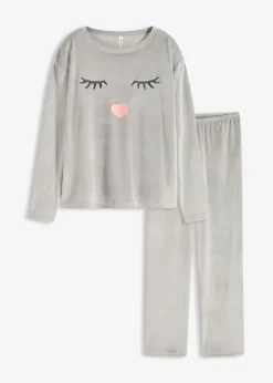 bonprix bonprix Chándal de terciopelo gris sombra New