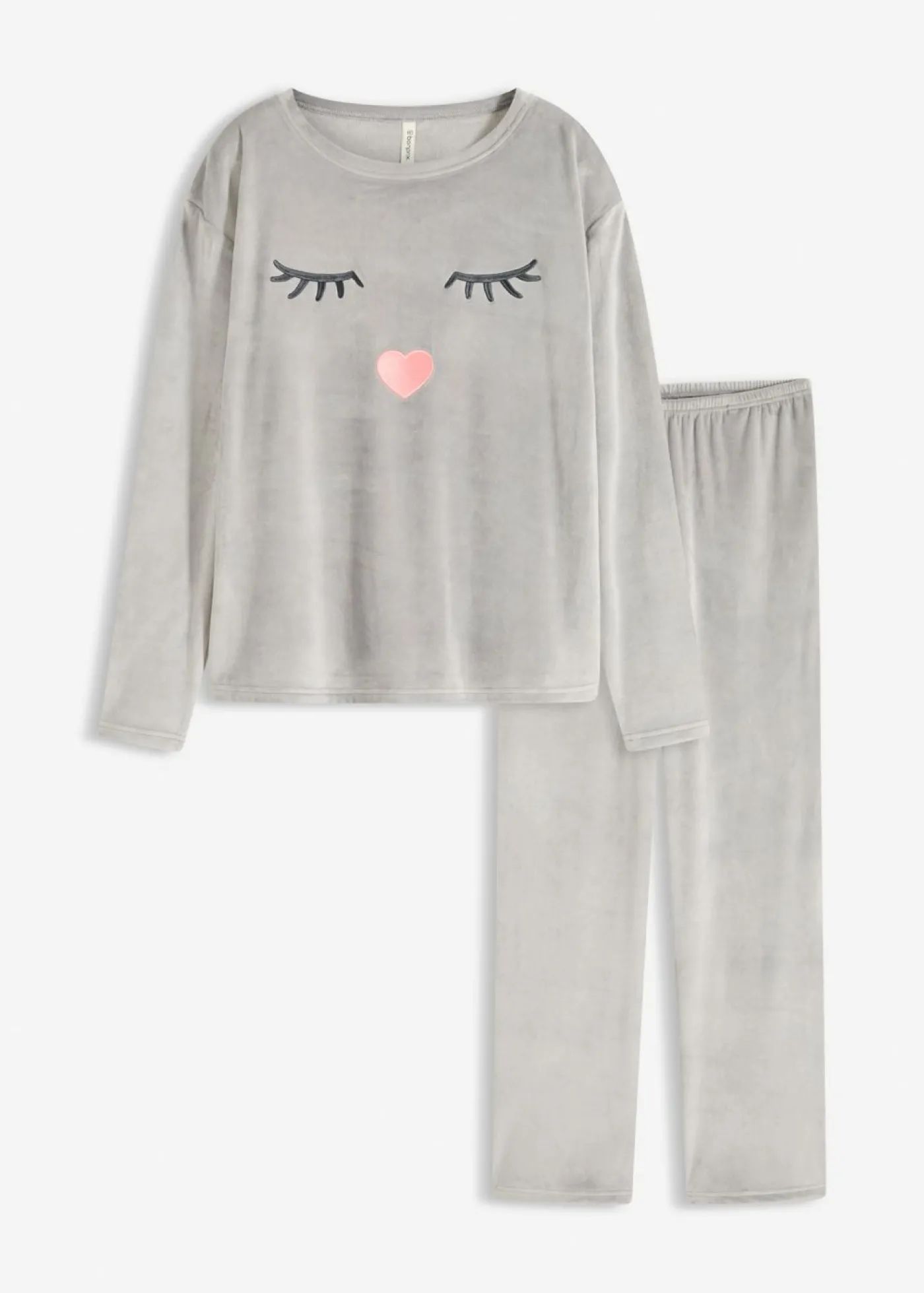 bonprix bonprix Chándal de terciopelo gris sombra New