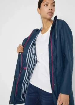bonprix bonprix Chubasquero impermeable Azul marino Discount