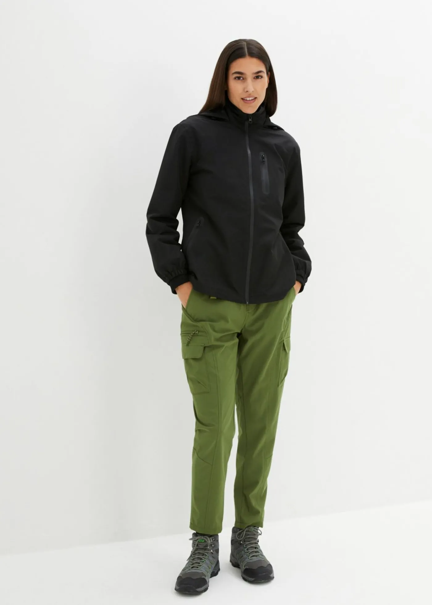 bonprix bonprix Chubasquero ligero Negro Sale