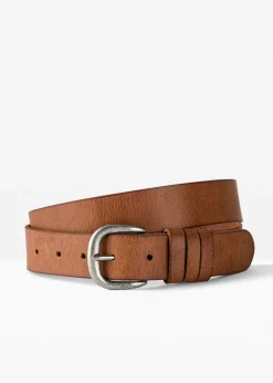 bonprix bonprix Cinturón de cuero Coñac Outlet