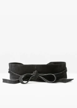 bonprix bonprix Cinturón de cuero Negro Outlet