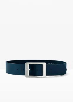 bonprix bonprix Cinturón de cuero Azul oscuro