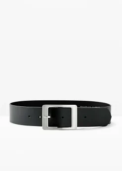 bonprix bonprix Cinturón de cuero Negro Sale