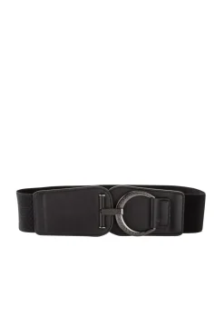 bonprix bonprix Cinturón elástico Negro Discount