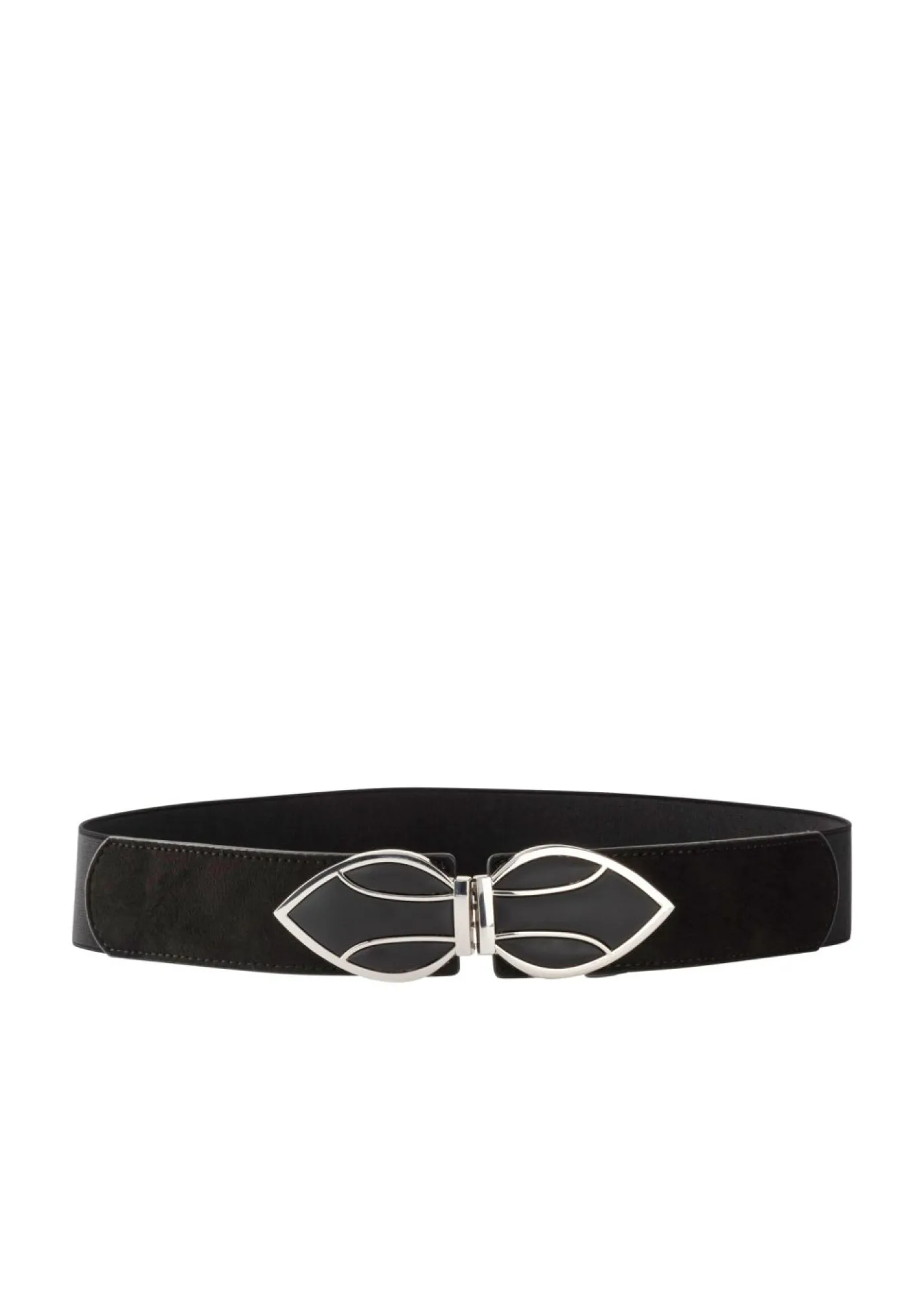 bonprix bonprix Cinturón elástico Negro-plateado New