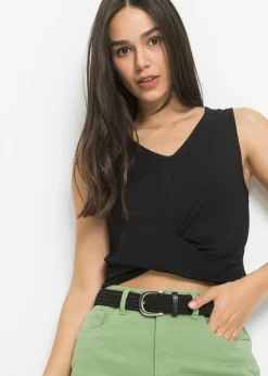 bonprix bonprix Cinturón elástico Negro Hot