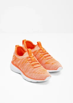 bonprix bonprix Cómodas zapatillas sin cordones de material suave Naranja claro Best