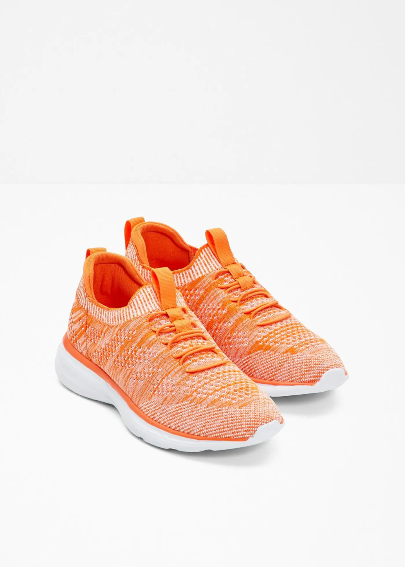 bonprix bonprix Cómodas zapatillas sin cordones de material suave Naranja claro Best