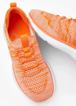 bonprix bonprix Cómodas zapatillas sin cordones de material suave Naranja claro Best