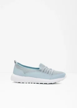 bonprix bonprix Cómodas zapatillas, slip in, con suela fina Azul claro New