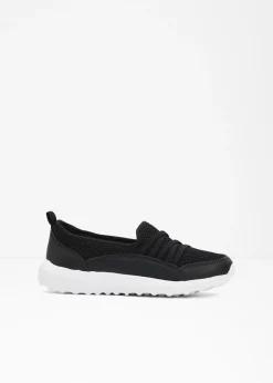bonprix bonprix Cómodas zapatillas, slip in, con suela fina Negro Discount