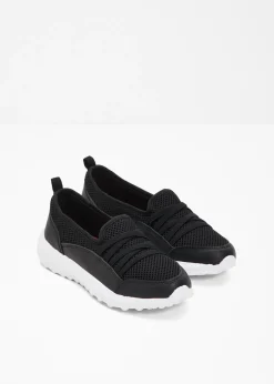 bonprix bonprix Cómodas zapatillas, slip in, con suela fina Negro Discount