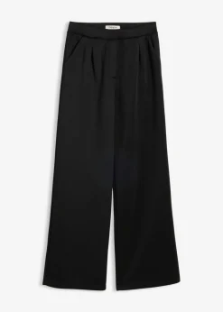 bonprix bonprix Cómodo pantalón de chándal fluido Negro