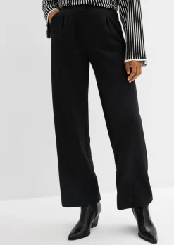 bonprix bonprix Cómodo pantalón de chándal fluido Negro