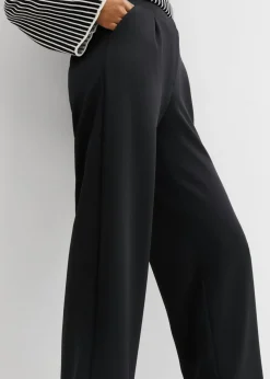 bonprix bonprix Cómodo pantalón de chándal fluido Negro
