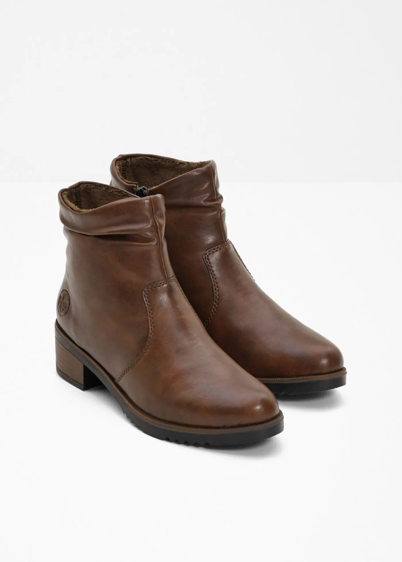 bonprix Rieker Cómodos botines Rieker con plantilla acolchada marrón Online