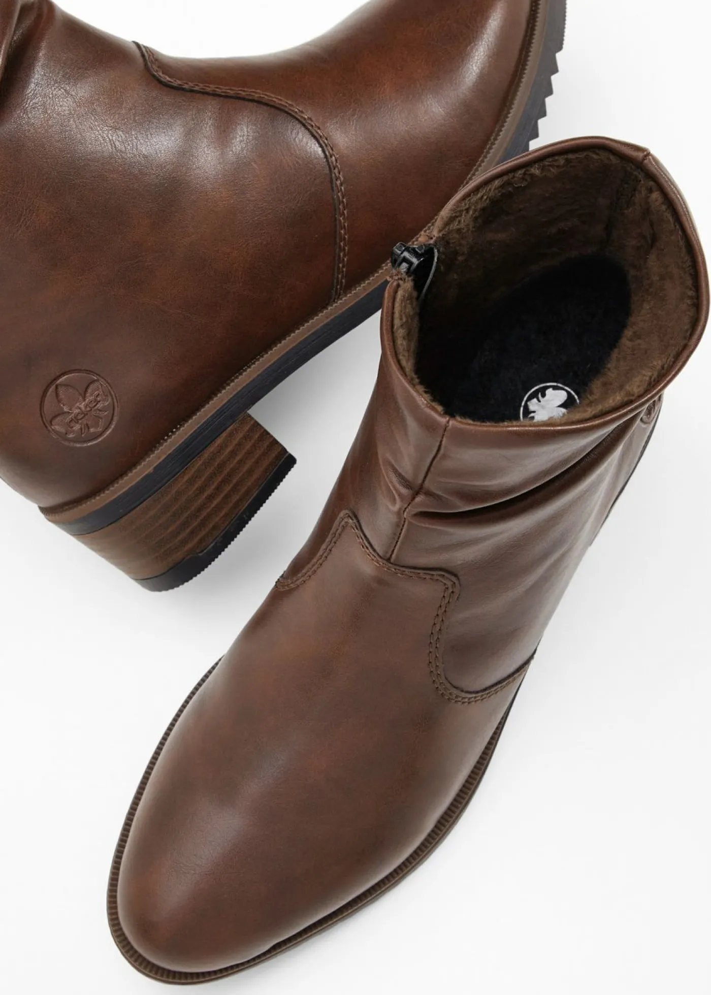 bonprix Rieker Cómodos botines Rieker con plantilla acolchada marrón Online