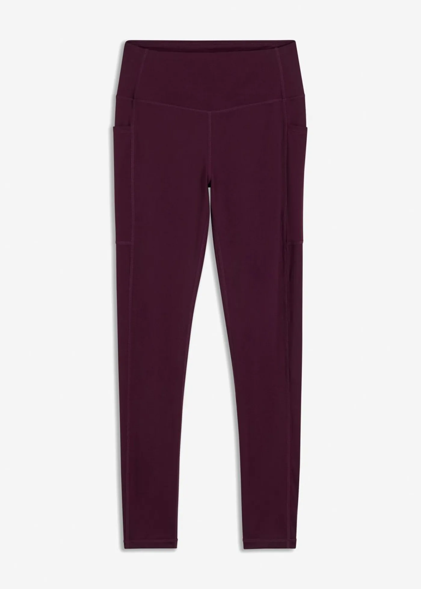 bonprix bonprix Cómodos leggings deportivos con bolsillo para móvil y material de secado rápido morado intenso New