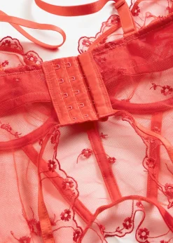 bonprix bonprix Corsé y tanga (conjunto de 2 piezas) fresa