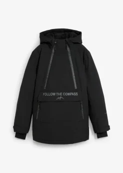 bonprix bonprix Cortavientos forrado Negro Sale