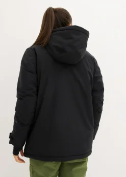 bonprix bonprix Cortavientos forrado Negro Sale