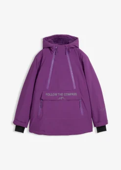 bonprix bonprix Cortavientos forrado Morado oscuro Best