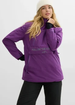 bonprix bonprix Cortavientos forrado Morado oscuro Best