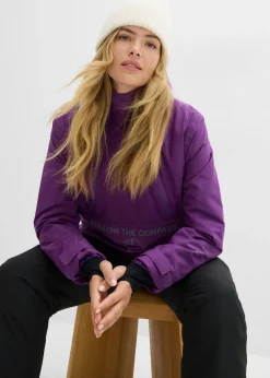 bonprix bonprix Cortavientos forrado Morado oscuro Best