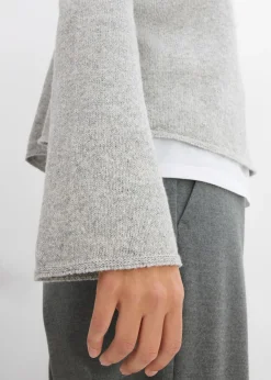 bonprix bonprix Cárdigan Gris claro jaspeado Discount