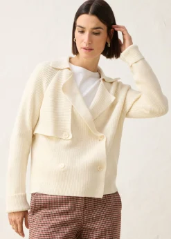 bonprix bonprix Cárdigan con lana Beige natural Best