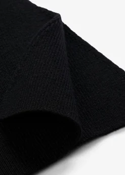 bonprix bonprix Cárdigan de mezcla de algodón Negro Sale