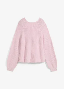 bonprix bonprix Cárdigan reversible con lazo Lila empolvado Clearance