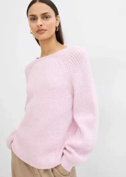 bonprix bonprix Cárdigan reversible con lazo Lila empolvado Clearance