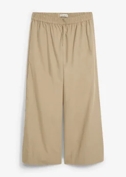 bonprix bonprix Culotte ancho de algodón puro Caqui nuevo New