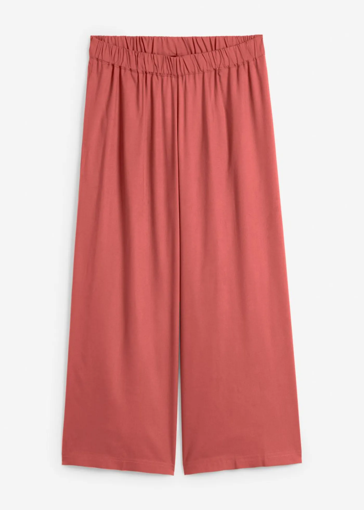 bonprix bonprix Culotte ancho de viscosa sostenible marrón marsala Online