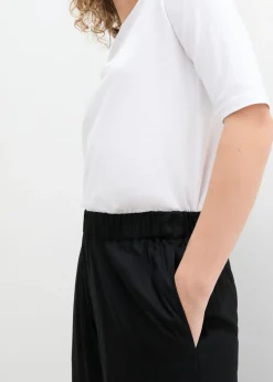 bonprix bonprix Culotte ancho de viscosa sostenible Negro Sale