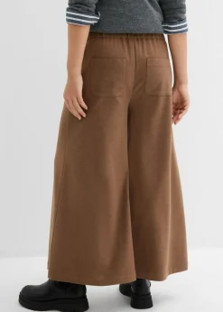 bonprix bonprix Culotte con aspecto de lana marrón pimienta moteado Online