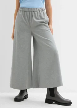 bonprix bonprix Culotte con aspecto de lana Gris sombra moteado Outlet