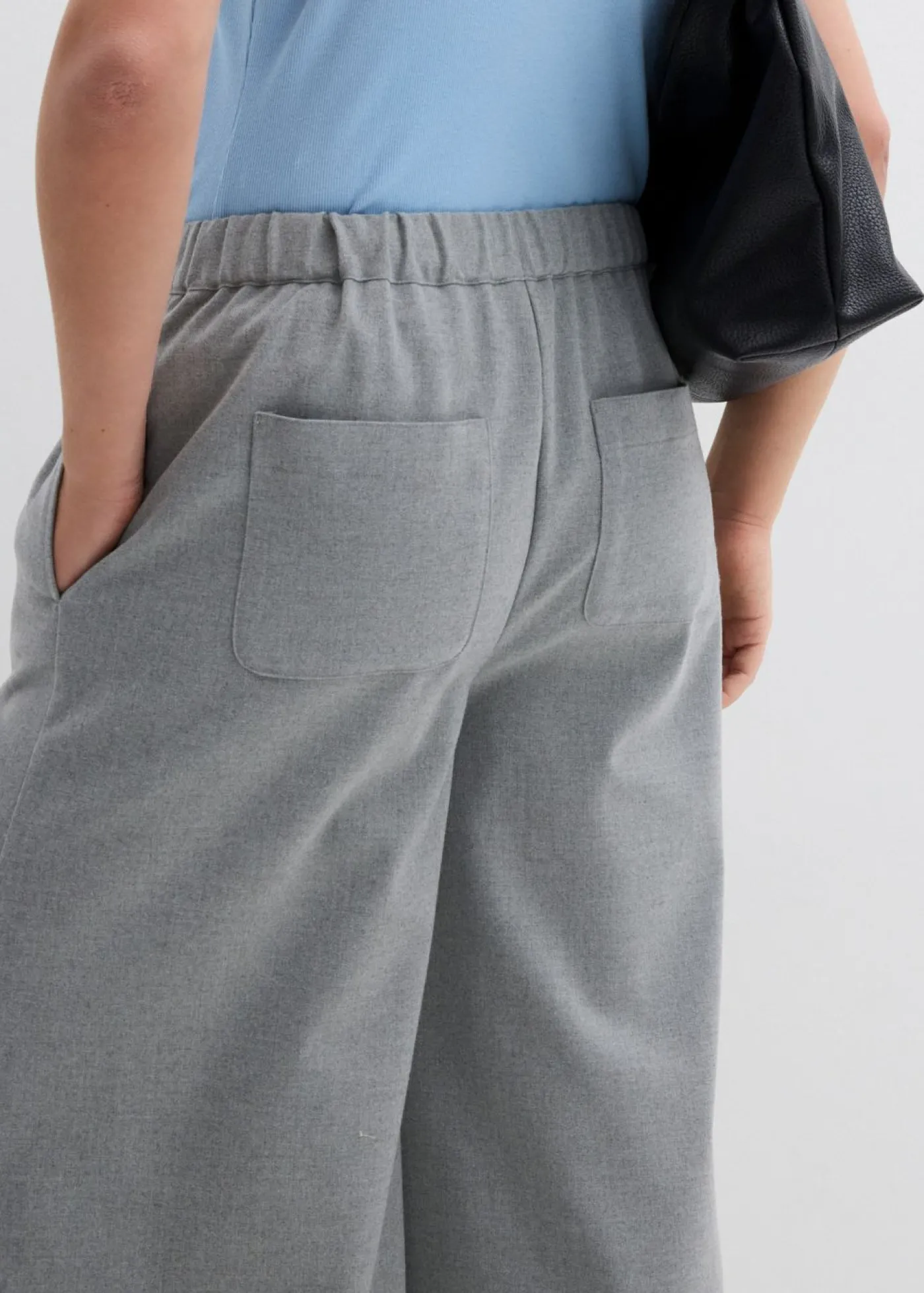 bonprix bonprix Culotte con aspecto de lana Gris sombra moteado Outlet