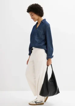 bonprix bonprix Culotte de algodón orgánico puro blanco perla Outlet
