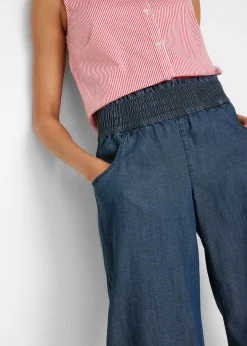 bonprix bonprix Culotte de lyocell Denim Hot