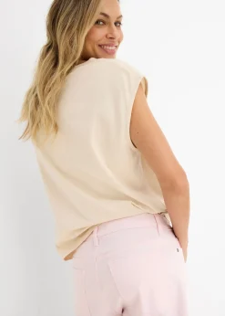 bonprix bonprix Culotte de mezcla de algodón elástico Rosa claro Sale