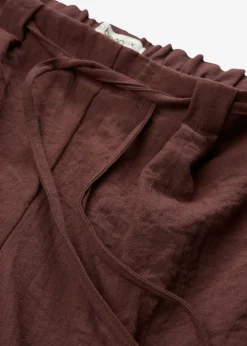 bonprix bonprix Culotte de mezcla de viscosa fluida Marrón tierra Outlet